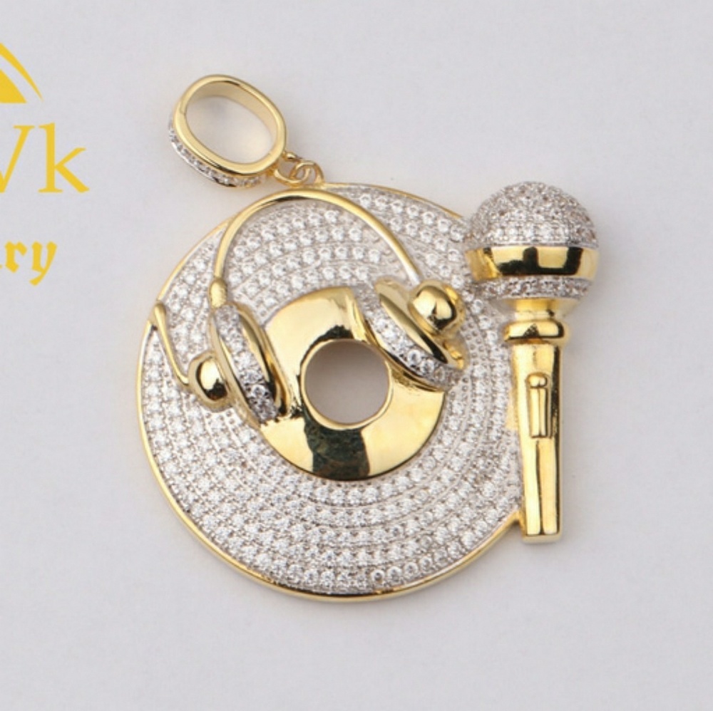 Iced Out Custom Music Equipped Pendant